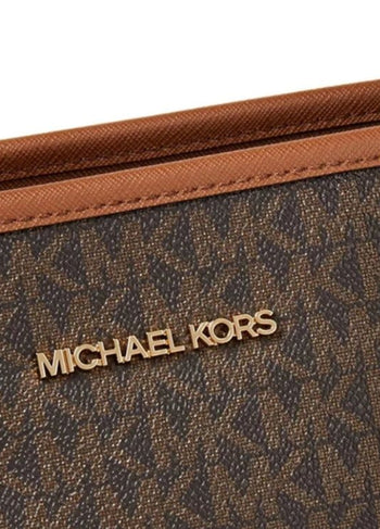 Michael Kors Jet Set Travel Large Drawstring Tote Brown