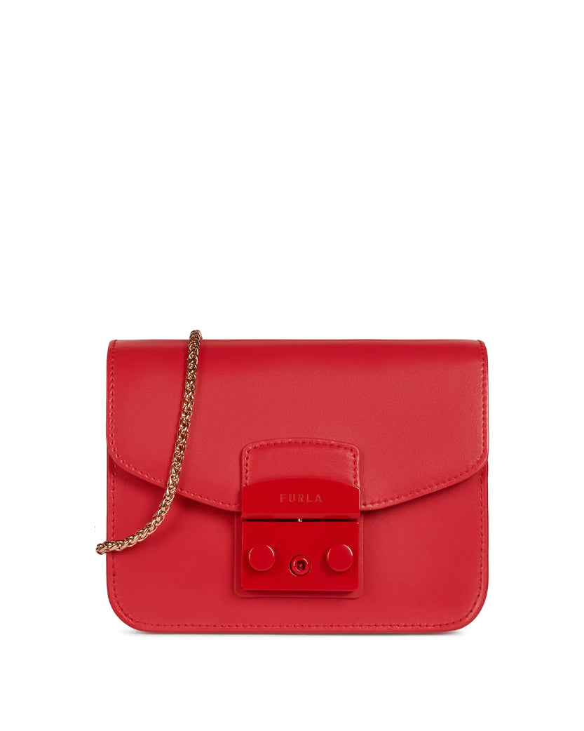 Furla Metropolis Mini Crossbody Ruby