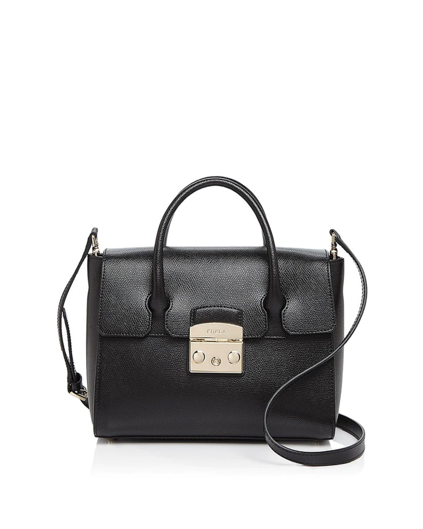 Furla Metropolis Small Satchel Bag Onyx