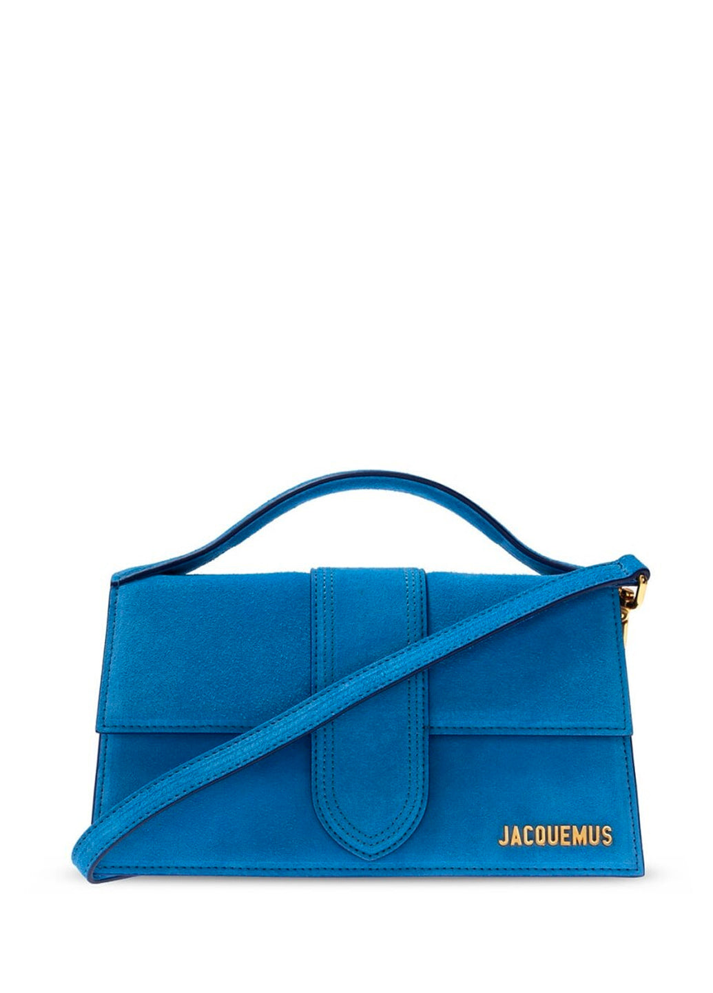 Jacquemus Le Bambino Grand Suede Bag Blue