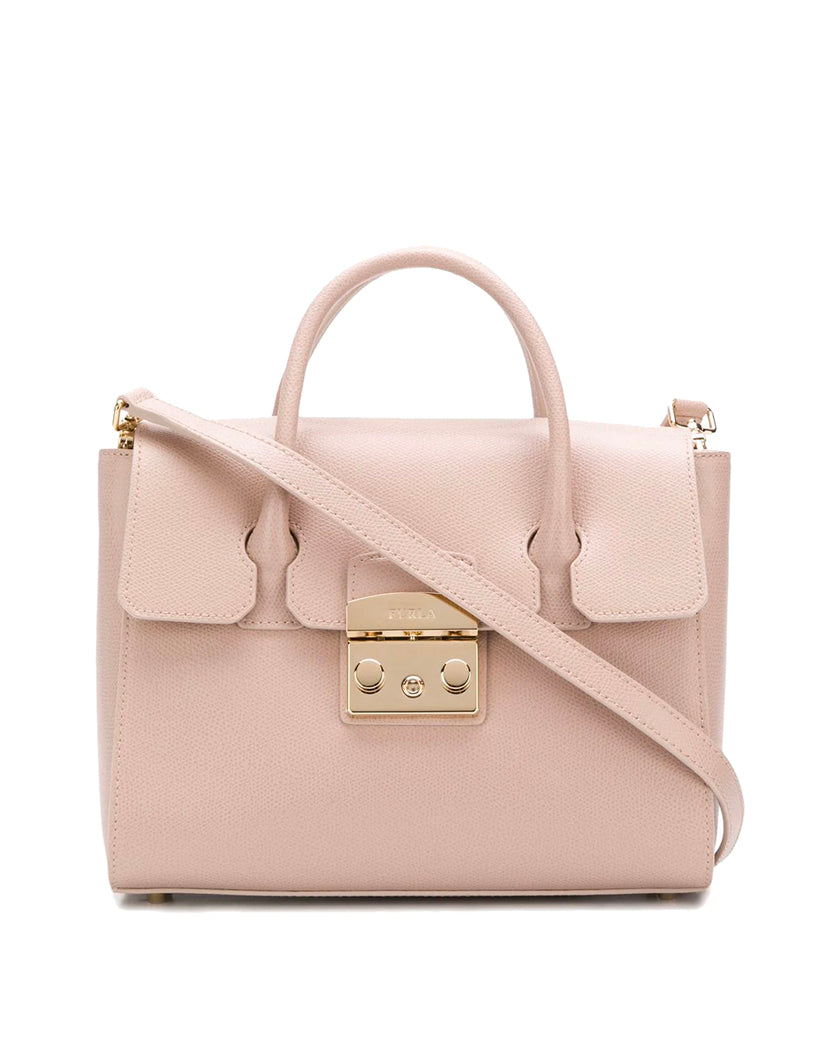 Furla Metropolis Small Satchel Bag Magnolia