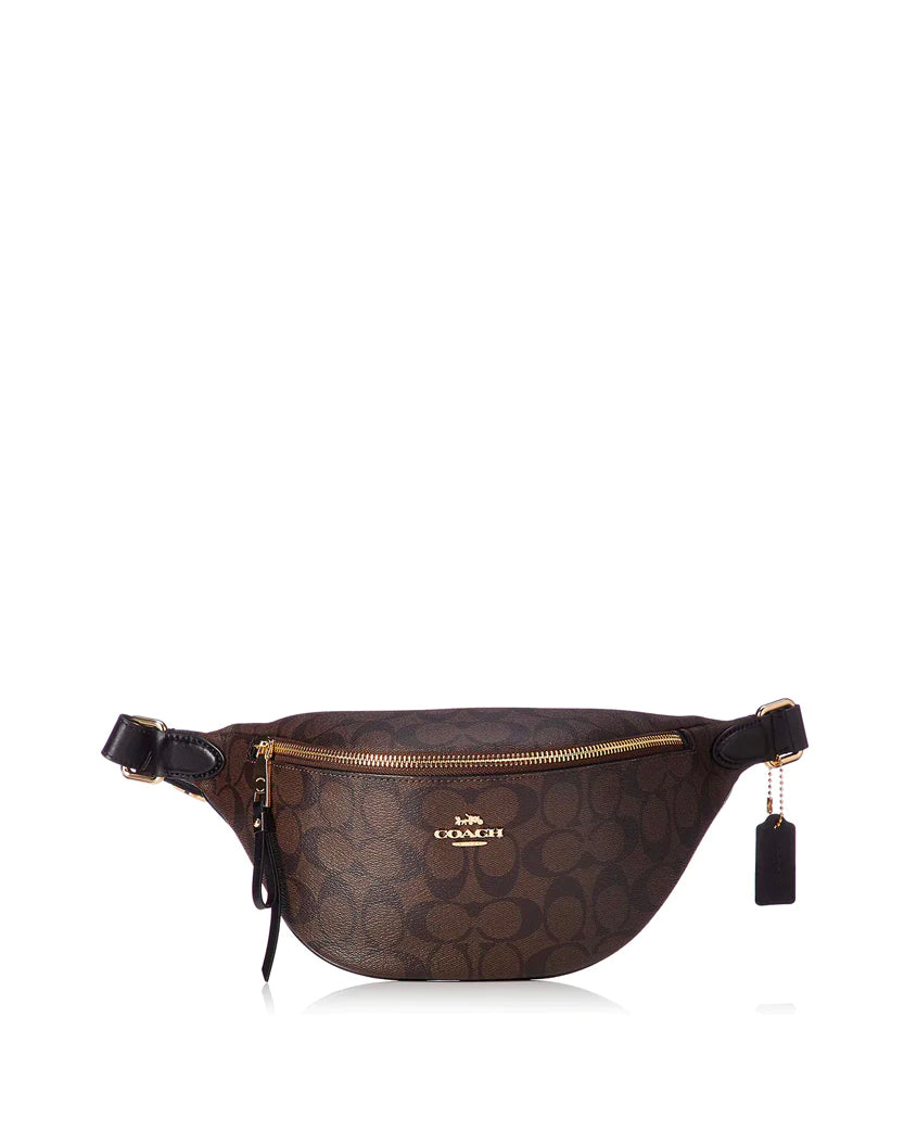 Coach Signature Belt Bag Fanny Pack Brown