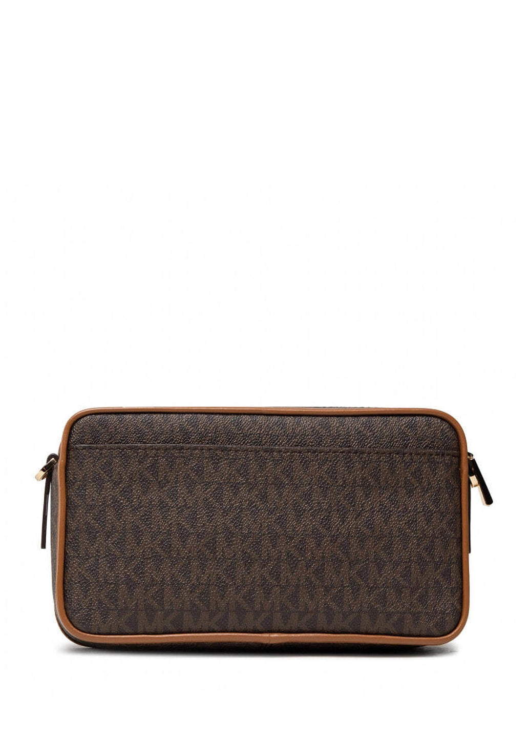 Michael Kors Bradshaw Medium Logo Camera Bag Brown Edging Brown