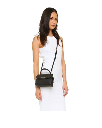 Michael Kors Ava Small Saffiano Leather Black