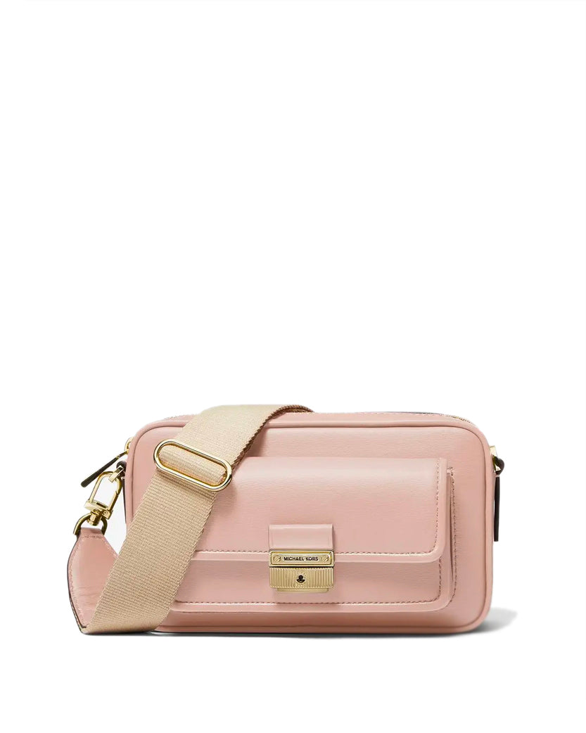 Michael Kors Bradshaw Medium Logo Camera Bag Light Pink