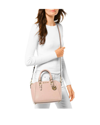 Michael Kors Ciara Medium Messenger Nude