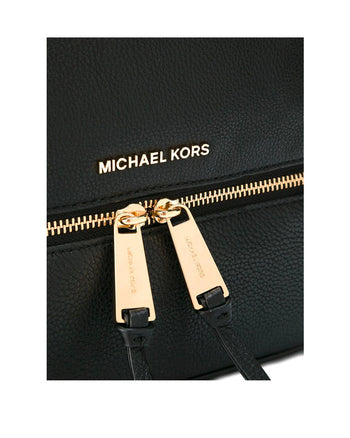 Michael Kors Rhea Zip Backpack Medium Black