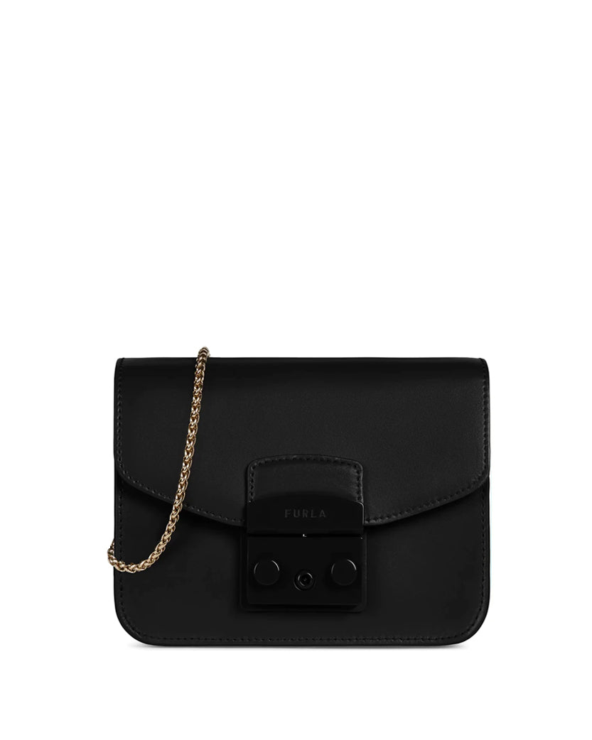 Furla Metropolis Mini Crossbody Nero