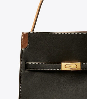 Tory Burch Lee Radziwill Small Double Bag Black