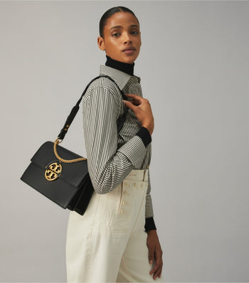Tory Burch Miller Shoulder Bag Black